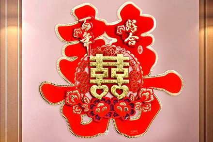 结婚庆用品婚礼婚房卧室装饰布置大门客厅床头喜字贴纸大号单元门